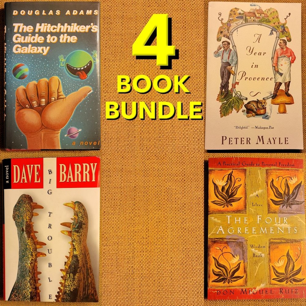4 BOOKS BESTSELLER BUNDLE: Four of my favorite books - pre-owned